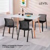 Thumbnail Mesa Rectangular EAMES + 4 Silla Vega0